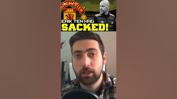 BREAKING NEWS: TEN HAG SACKED!