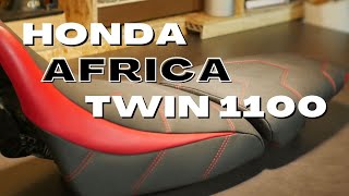 Honda Africa Twin 1100, podwyższenie o 4cm nowa tapicerka i dodanie ogrzewania dla kierowcy