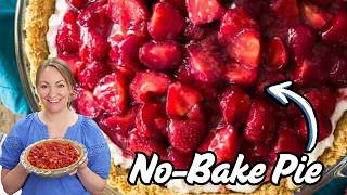 This Might Be My Favorite No-Bake Pie Ever (Strawberry Cream Cheese!)