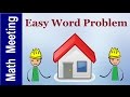 Algebra Word Problem Quiz