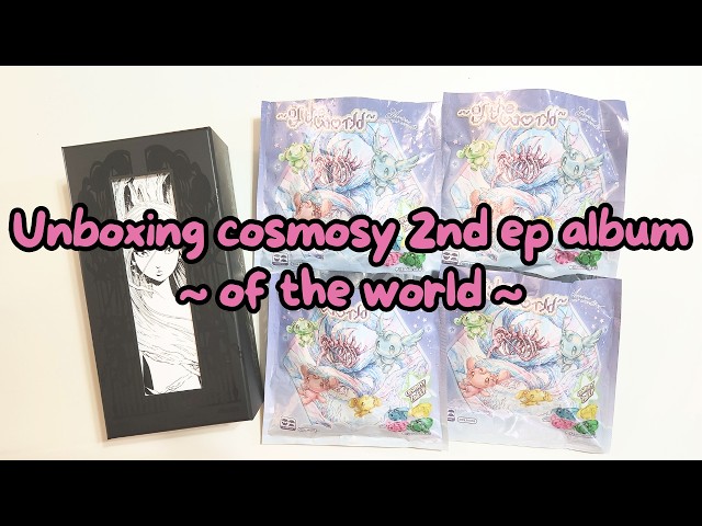 Unboxing cosmosy 2nd ep album - of the world ✿ incense and ring