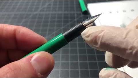 How to Change a Lamy Fountain Pen Nib