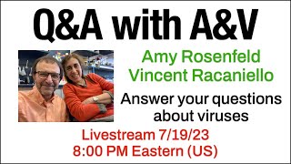 Q&A with A&V Livestream 7/19/23 8:00 PM screenshot 5