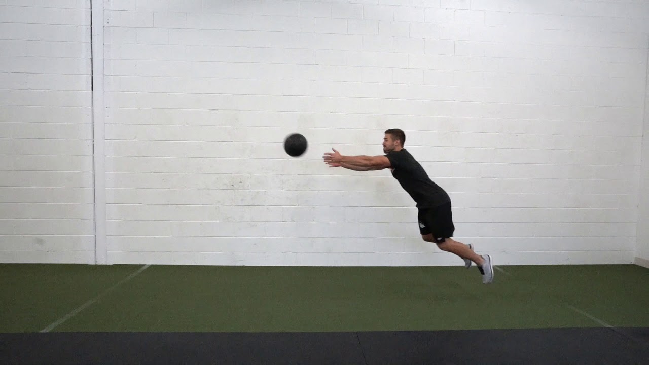 Forward Med Ball Scoop Toss YouTube