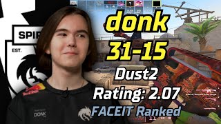 Dust2 is BACK! donk (31-15) w/sh1ro/magixx POV VOICE COMMS | Apr 26, 2024 | #cs2 #demo