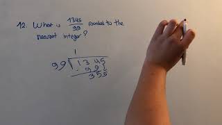 Wonderlic Arithmetic Sample Questions (Question 12) + Lesson