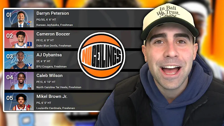 Reacting to NO Ceilings' New 2026 NBA Mock Draft