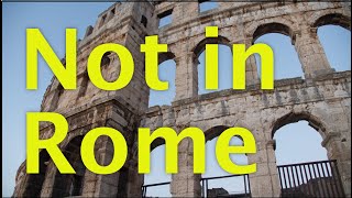 Gladiator fight in real roman arena? #travel #travelblogger #atlasobscura