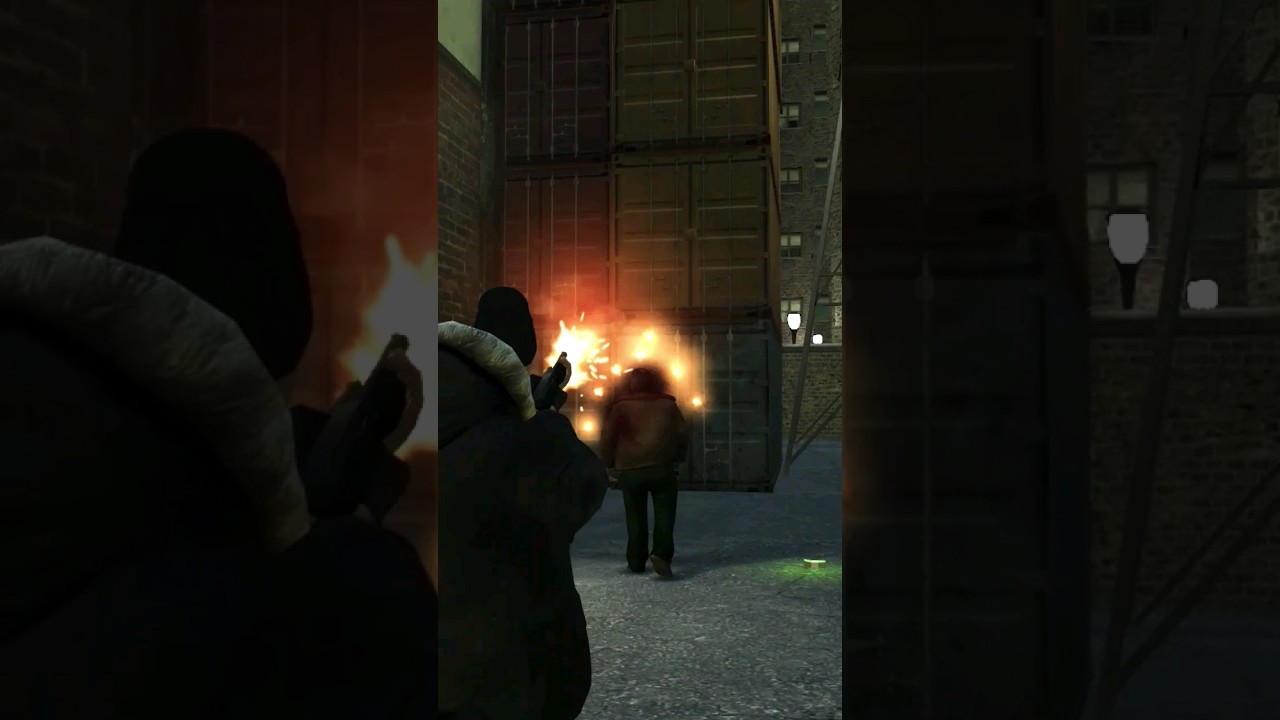 GTA IV: Hood Mod | Shotgun Vs Security Guard