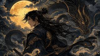 KURYU — Japanese Samurai Ambient for Deep Focus & Moonlit Black Dragon Stillness (黒龍) | 2 Hours