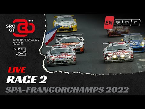 LIVE | Race 2 | SRO GT 30th Anniversary by Peter Auto (English)