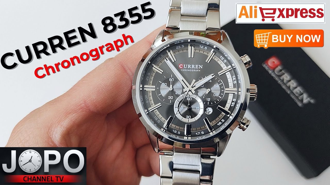 CURREN M8355 Great Chronograph Watch│Curren Watch Review 