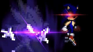 Sonic Sprite Animation - Dark Sonic Vs Sonic.exe!