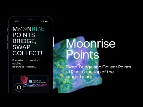 Bridging and Swapping Stablecoins and GLMR for Moonrise Points with MetaMask - video from Moonbeam