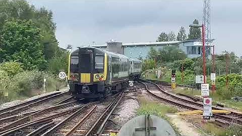 SWR class 444 007 coming into Poole sidings