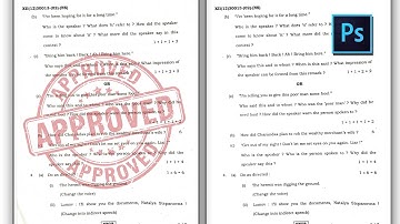 PHOTOSHOP Tutorial : How to remove stamp color from any document easily in Photoshop