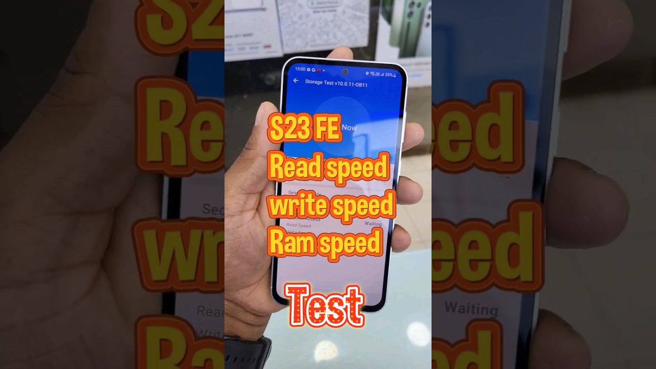 Galaxy S23 FE Read,write,Ram Speed Test 