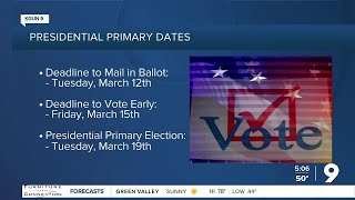 Deadline for Presidential Preference Ballot