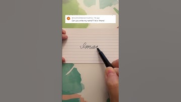 Imane - Learn to Write Your Name in Cursive