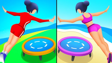 Flip Jump Stack in Forward vs Reverse Gaming| All Levels Gameplay Android iOS Jumper Bumper