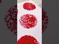 Sponge printed ladybugs! #springtime #shorts