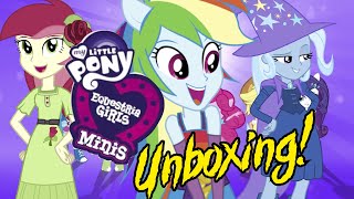¡Unboxing! - Equestria Girls minis Trixie, Roseluck y Rainbow Dash