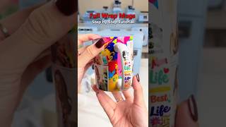 How to Make PERFECT Full-Wrap Sublimation 11oz Mugs with Handle🔥Perfrect for Mom Gift #pydlife