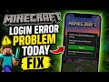 Minecraft login Problem Today | Minecraft login Something Went Wrong Today Problem Solved 2026