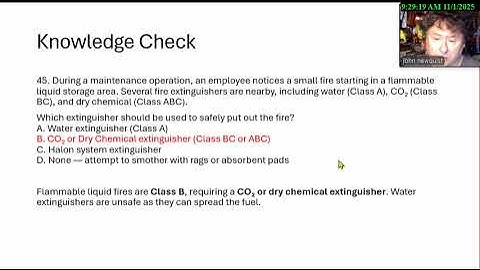 Daily Quiz ep31 Fire Safety  November 6 2025 BCSP