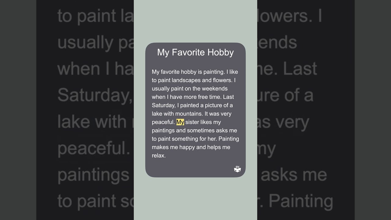 Easy English Reading Practice