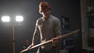 Wood Clock B-roll Video