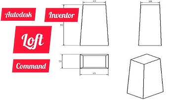 PRISM - LOFT COMMAND - AUTODESK INVENTOR | In Engineering drawing