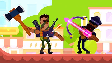 Bowmasters Arnold the Unstoppable New TOURNAMENT NORMAL Walkthrough - NEW Character