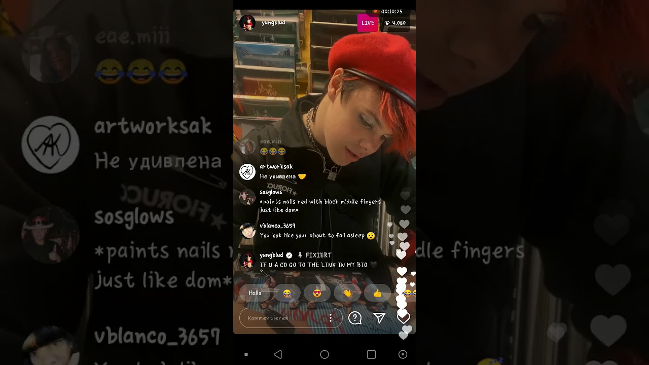 Yungblud Insta Live 06.12.20 Pt.3
