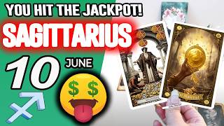 Sagittarius ♐🤑YOU HIT THE JACKPOT!💲💲 horoscope for today MAY 10 2026 ♐ #sagittarius tarot MAY