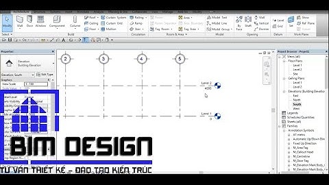 Hướng Dẫn Revit 2017-"Bài 8: Tạo Lưới Trục Và Cao Độ Trong Revit"