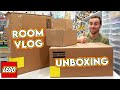 LEGO Sets &amp; City Parts Unboxed! Room VLOG