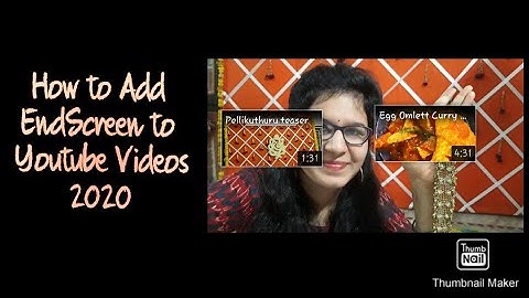 How to add endscreen to youtube videos | Endscreen | Videos | Subscribe | 2020 | Telugu