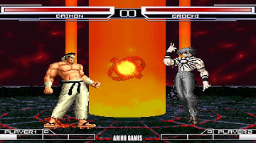 GORO DAIMON VS OROCHI! INSANE COMBAT! KOF ARINO GAMES!