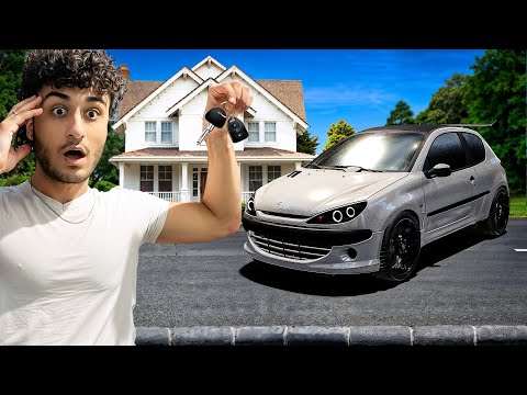 تبدیل ۲۰۶ طلایی به یک ماشین صفر کیلومتر صفرشویی سرویس کامل