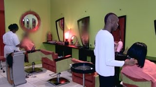Un Salon De Coiffure Solidaire Youtube