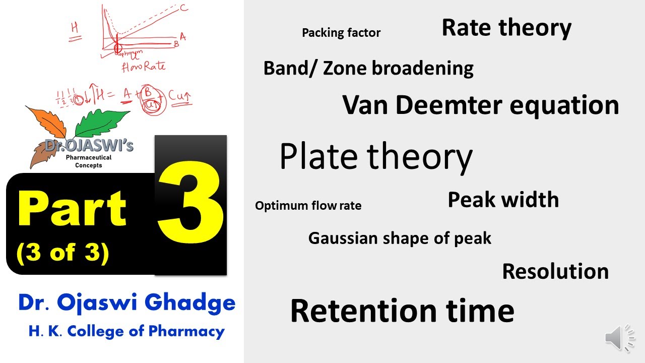 Theories in Chromatography Part 3_Rate Theory Van Deemter equation