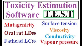 Toxicity Estimation Software|LD50|Mutagenicity|surface tension|viscosity|conductivity@MajidAli2020 screenshot 5