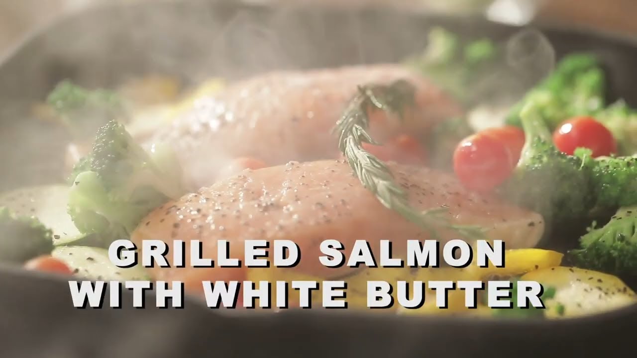 Grilled Salmon with White Butter | ग्रिल्ड सालमोन विथ वाइट बटर | FoodFood