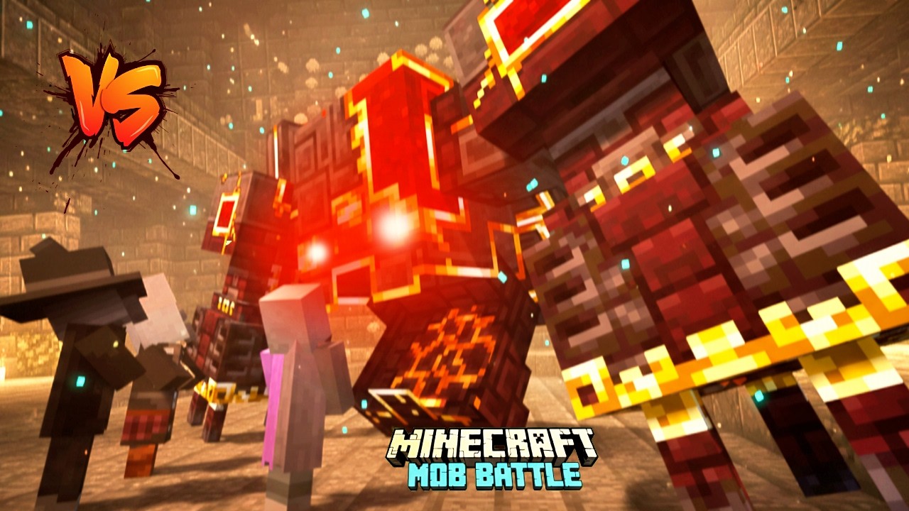 Fight against the Boss from L Ender 's Cataclysm  Minecraft Mob Battle Movie Animation #minecraft