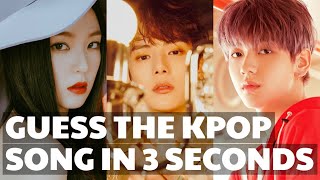 GUESS THE KPOP SONG IN 3 SECONDS #2 | fakeupurplejam