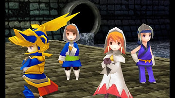 Final Fantasy III Gameplay Walkthrough Part 13 - Odin, Temple of Time and Unei
