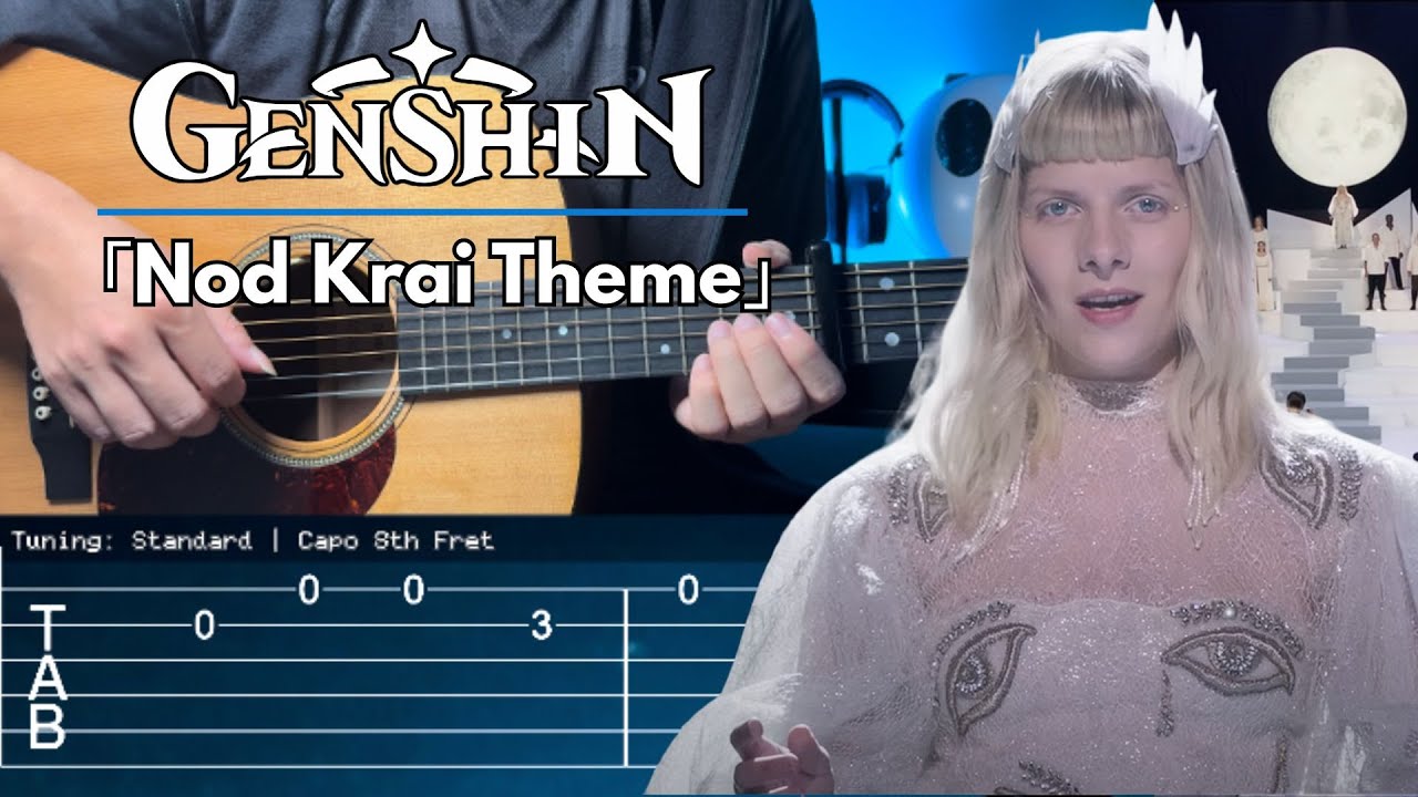 Nod-Krai Main Theme Intro on Guitar | Genshin Impact