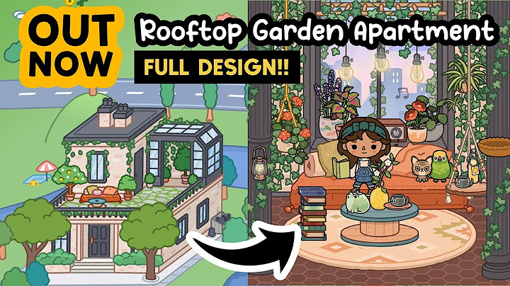 NEW UPDATE Rooftop GARDEN Apartment Aesthetic COZY Home not FREE TOCA BOCA WORLD House Ideas