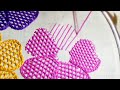 Try this net flower embroidery